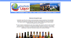 Desktop Screenshot of europacificliquor.com.au