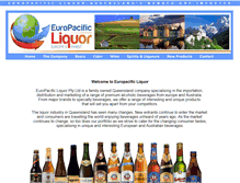Tablet Screenshot of europacificliquor.com.au